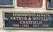 CHATFIELD Arthur Henry 1910-2002 memorial.jpg